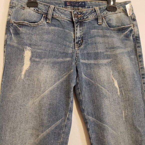 Just u.s.a. Skinny jeans size 7 NWT - Picture 3 of 11